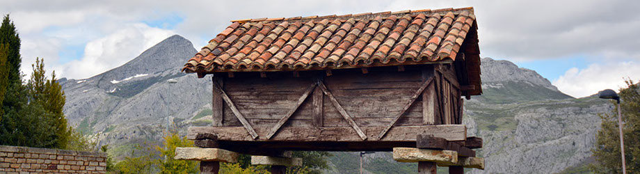 horreo de madera en los picos de europa